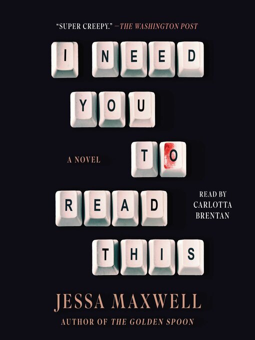 Title details for I Need You to Read This by Jessa Maxwell - Wait list